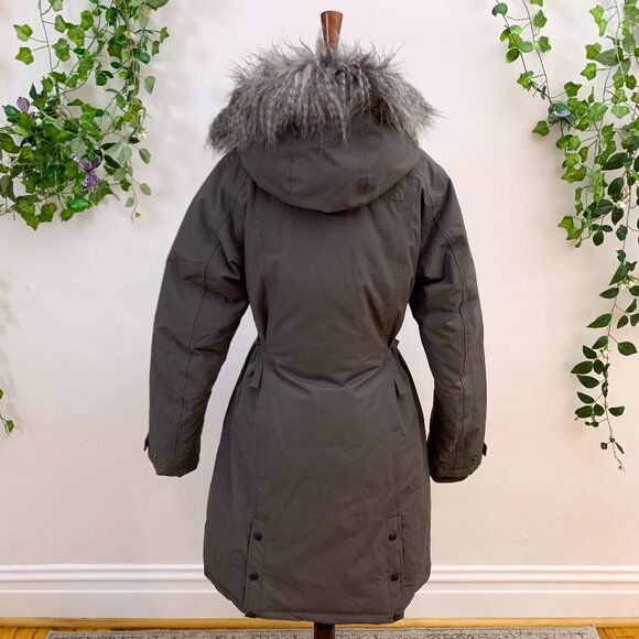 The North Face Arctic Goose Down Gray Long Parka Size Medium - Picture 9 of 13